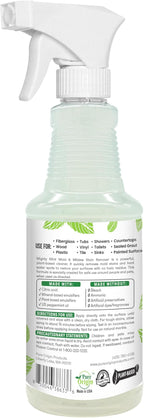 Mighty Mint Mold & Mildew Stain Remover Spray, Rapid Clean for Bathroom, Kitchen, Hard Water, Outdoors, Natural Peppermint Scent, 16oz