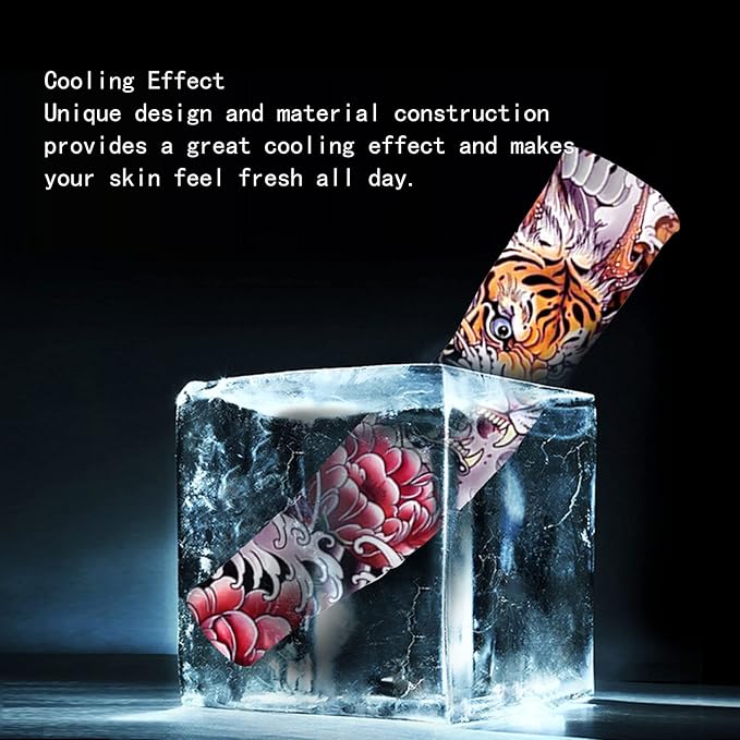 UV Sun Protection Arm Sleeves for Men & Women-UPF 50+ Sports Compression Cooling Sleeve-Unique TATTOO SLEEVE gift