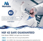 MARRIOTTO MR022 Water Filter Replacement, Compatible with Frigidaire refrigerator EPTWFU01, EWF02, Pure Source Ultra II and Pure Air Ultra 2 Air Filter (3+3)