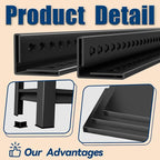 Garage Shelving, 2500LBS Garage Shelving Heavy Duty, Adjustable and Detachable Metal Storage Shelves with Fences, Easy Assembly, Shelves for Warehouse,Basement (35.4" W*15.7" D*72" H)