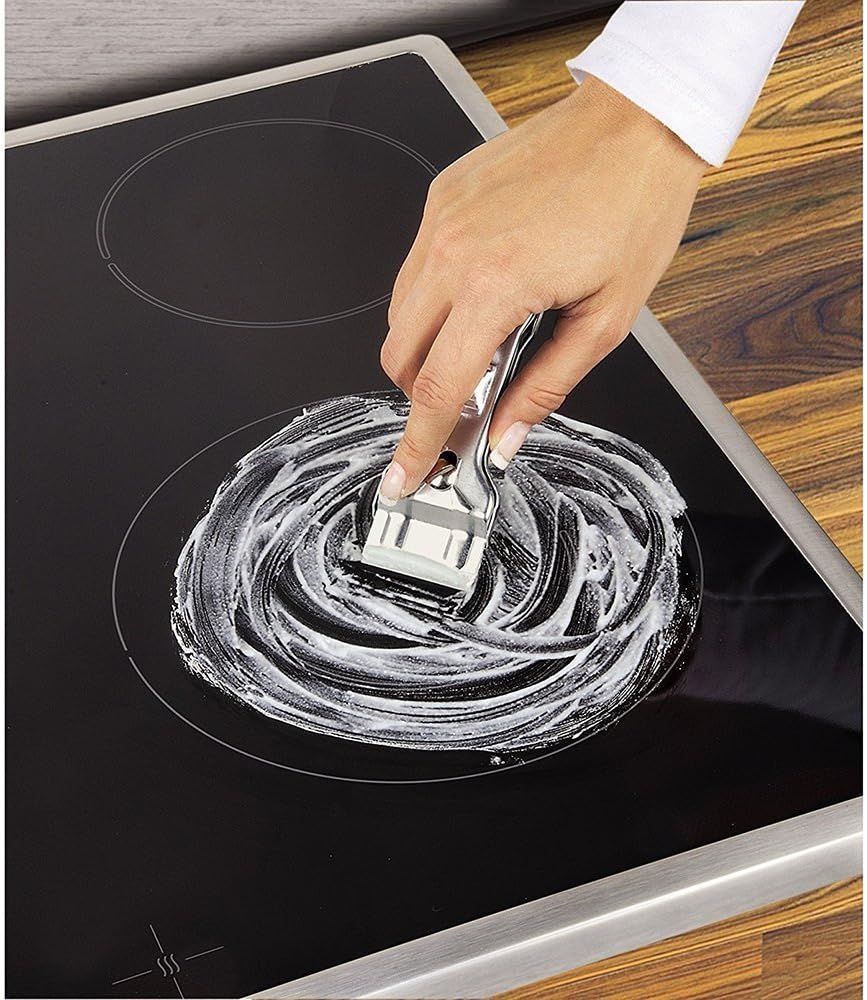 KINGZHUO Glass Scraper Cleaning Scraper Suitable for Glass Ceramic and Induction Cooktops