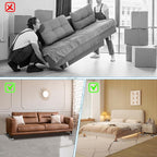 New Upgrade Furniture Sliders, Multi-Surface 3-in-1 Furniture Movers Sliders, Heavy Moving Pads with 8PCS 4.3" Carpet Sliders+4PCS Hard Floor Socks+1 Lifter, Protect Floor and Easily Move Furniture