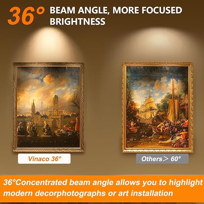 Vinaco GU10 Halogen Bulb Dimmable, GU10+c 110V 50W Candle Warmer Lamp Replacement, MR16 GU 10 50W Halogen Bulb 120V, 50 W MR16 with Glass Cover for Track&Recessed Lighting, 2800K Warm White, 6 Pack