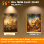 Vinaco GU10 Bulb, 6 Pack Halogen 120V 35W, Dimmable, MR16 GU10 Light Bulb with Long Lasting Lifespan, gu10+c for Track&Recessed Lighting, Gu10 Base Bulb, 35W MR16/FL/GU10, Warm White