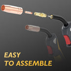 TOOLIOM MIG Welding Gun Torch Stinger Replacement for Lincoln Magnum 100L K530-5, MIG Gun 100A 10FT Cable