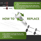 PHALANX Rotary Tool Accessory Kit, 420 Pcs Accessories Kit, 1/8"(3.2mm) Diameter Shanks, Universal Fitment All Rotary Tool for Easy Cutting, Sanding, Grinding, Sharpening, Engraving, Carving- PRA420…