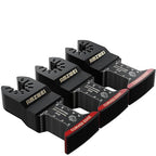 30 Pcs Bi-Metal Oscillating Tool Blades Metal Cutting, 1-3/4" Curved Edge Multitool Blades for Soft Metal, Hard Wood, Plastic, Oscillating Saw Blades Fit Dewalt Milwaukee Bosch Ryobi