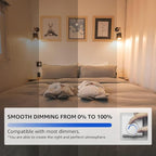 MASTERY MART 90 Pack Dimmable Vintage E26 LED Light Bulb, 2200K Warm White 5.5W (60 Watt Equivalent), Glass ST21 Antique Edison Style, 500LM, Decorative Filament Bulb, UL and Energy Star