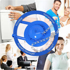 2-Pack Universal 2" Toilet Flapper Replacement Kit - Durable Rubber & Stainless Steel Chain (Blue)