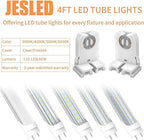 JESLED Non Shunted LED Tombstones - (Pack of 100) T8 Lamp Holder, UL Turn Type Tombstone Lampholder for T10 T12 LED Fluorescent Tube Replacement, Medium Bi-pin G13 Socket for Programmed Start Ballasts