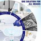 PIPE GEL Professional Drain Cleaner for Kitchen Sink, Strong Drain Opener, Unclog Shower Tub Drains, 300G, All Pipe Materials