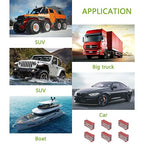 50A 32V Mini Slotted Automotive MCASE Shaped Cartridge Fuse Kit(Pack of 6pcs,50A)