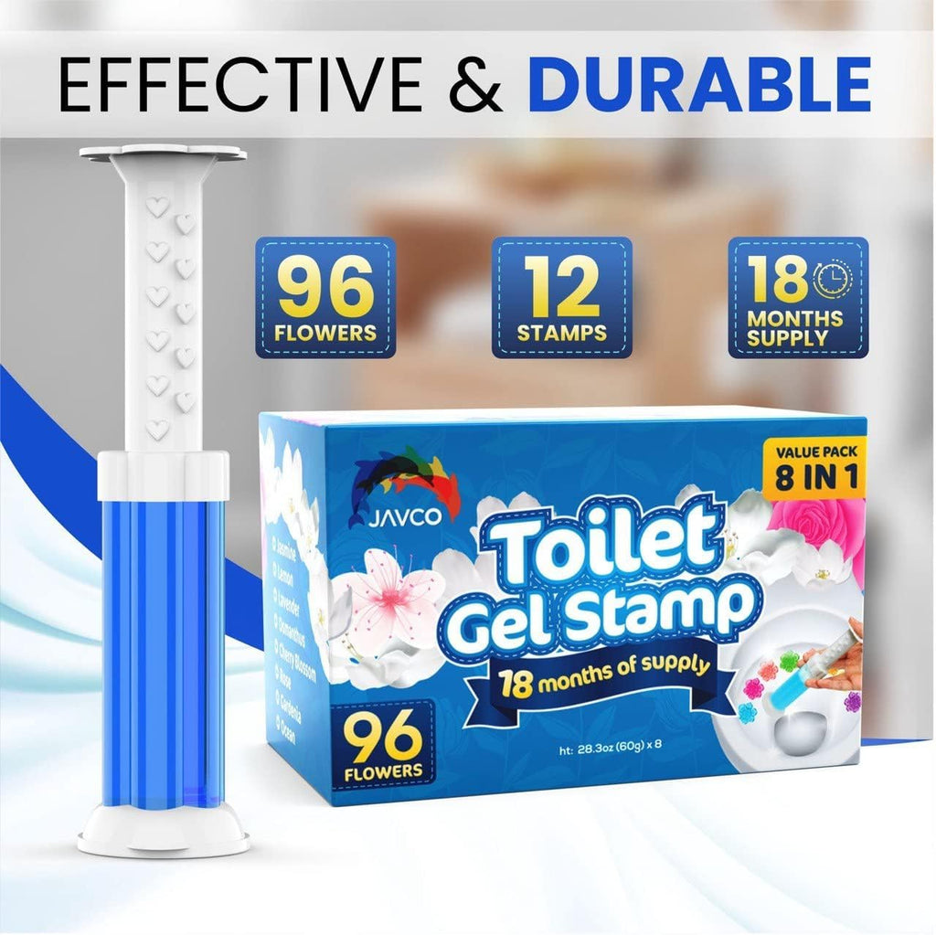 -96 Flowers- Flower Toilet Gel Stamp | Toilet Scent Fresheners (Mix Scent)