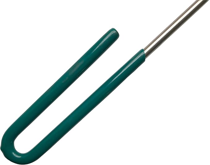 FryOilSaver Co. 25“ Deep Fryer Cleanout Rod, Rust Resistant Deep Fryer Drain Unclogger & Cleaner, Cleaning Tools for Restaurants Fryers, Hotel Kitchen Fryers Drain, Angled Shape & Declogger Goofer Rod