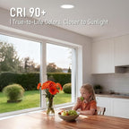 TORCHSTAR Basic Series 12-Pack 6 Inch Ultra-Thin LED Recessed Lighting with Junction Box, CRI90, Aluminum, 5000K Daylight, 5%-100% Dimmable Slim Recessed Downlight, 12W 1100LM, ETL and Energy Star