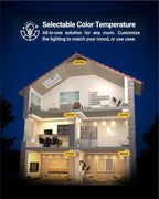 Sunco 6 Pack Adjustable Recessed Lighting 3 Inch LED, Angled Directional Eyeball Canless Gimbal, 500 LM, Selectable CCT 2700K/3000K/4000K/5000K/6000K, Dimmable, 6W, with Junction Box ETL