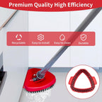 Spin Mop Replace Head Base Scrub Brush Head Replacement for O Ceda RinseClean 2 Tank System (2 Pack)