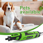 PHALANX 8V Cordless Rotary Tool Kit, 2.0 Ah Battery Rechargeable Rotary Tool with 73pcs Accessories, 5-Speed LED Light, Idea for Sanding, Carving, Polishing, Engraving, Wood Carving, Pet Grooming