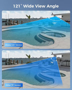 [12MP Ultra HD] Hiseeu 12MP PoE Security Camera System, 8 Pcs 12 MP Security Cameras, 121°Wide View, 2 Way Audio, Color Night Vision, 8 Port 16 Ch PoE NVR, 4TB HDD for Home Surveillance Outdoor&Indoor