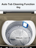 17.7 lbs Full Automatic Washing Machine with LED Display Compact Washing Machine with Drain Dump, 10 Wash Programs and 8 Water Levels Ideal for Dorms, Apartments, RV, Gold, KB03 GOLD6-3