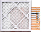 Tiger Tough 12x12x1 MERV 8 MPR 600-800 Air Filter, High-Performance AC Furnace & HVAC Filter, 6-Pack