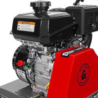 XtremepowerUS Heavy Duty 210lbs 6HP Plate Compactor Rammer 20 x 17 inch Plate, Ground Compactor Paving Landscaping Sidewalk Patio Gas Engine Quad-Clean Filter W/Handle