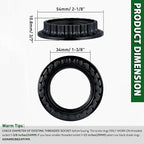 Light Socket Shade Ring,Lamp Shade Collar Rings,Retaining Rings for Light Fixtures Like Hanging Lights,Pendant Lights, Screw Rings for Threaded Medium-Base Sockets