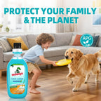 Robot Mop Cleaning Solution,100X Concentrated Floor Cleaner compatible with All Robot Vacuum and Mop,Plant-Based, Pet-Safe Formula for Hardwood,Tile, Laminate,Vinyl,16.9 Fl Oz(Pack of 4)