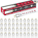 GoodBulb F21T5/835/ECO 21W 34 Inch T5 Fluorescent Light Bulb, 3500K Soft White Medium Bi-Pin Base, 2100 Lumens 85 CRI 36000 Life Hours, Instant/Programmed Start (40 Pack)