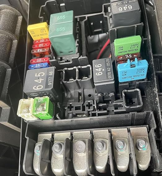 Automotive Low Profile Fuse Circuit Breaker Manual Reset 20A 12V-32V DC E39 - UL Certified ATO ATC Resettable Blade Breakers Fuses for Car Boat RV Truck Solar Marine - 3 Pack