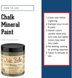 Dixie Belle Paint Company Chalk Finish Furniture Paint - Spanish Moss (8oz) - Matte Succulent Green Chic Chalk Mineral DIY Furniture Paint