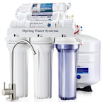 iSpring RCC7D 75 GPD Reverse Osmosis/Deionization Water Filter System, Removes TDS, Chlorine, Fluoride, Lead, and More, Fits Under Sink, 1 Year Warranty