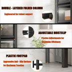 Over Washer and Dryer Storage Shelves,5 Tiers Laundry Room Standing Shelf,Adjustable Metal Shelving Unit,Space Saving Shelf, 63" H x 31.5" W x 15.7" D, Black