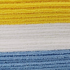 Amazon Basics Microfiber Cleaning Cloths, Ultra Absorbent, Lint Free, Streak Free, Non-Abrasive, Reusable and Washable, 16" x 12", Blue/White/Yellow, Pack of 24