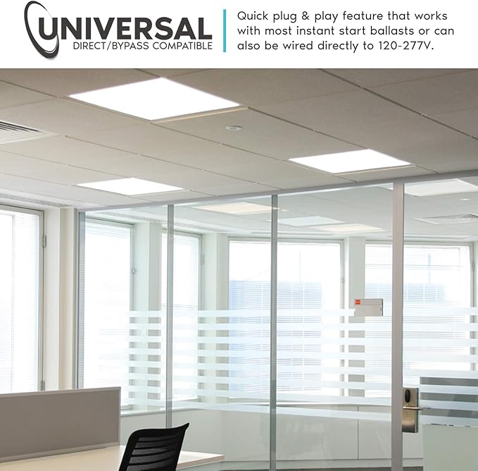 LUXRITE U Bend LED Tube Light, T8 T12, 18W (32W Equivalent), 3000K Soft White, 2000 Lumens, Fluorescent Light Tube Replacement, Direct or Ballast Bypass, DLC and ETL Listed, G13 Base (4 Pack)