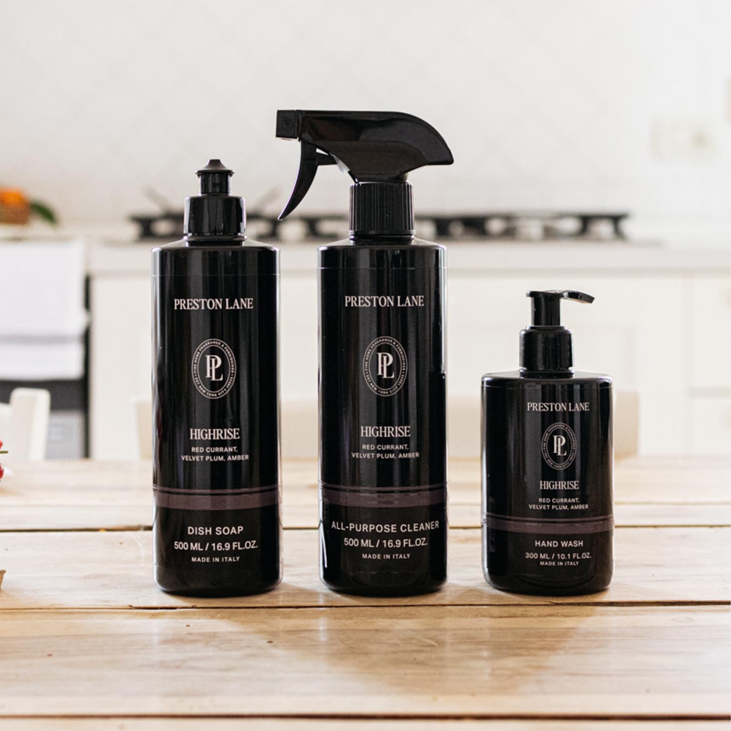 Preston Lane Kitchen Set, Hand Wash, Dish Soap & All Purpose Cleaner, Cleaning Essentials Bundle