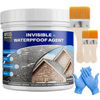 Transparent Waterproof Sealant,35oz (1 KG) Clear Transparent Waterproof Coating,Liquid Invisible Water Proof Agent for Roofs Walls,Garden,Bathroom,Kitchen Indoor & Outdoor Water Proof Adhesive