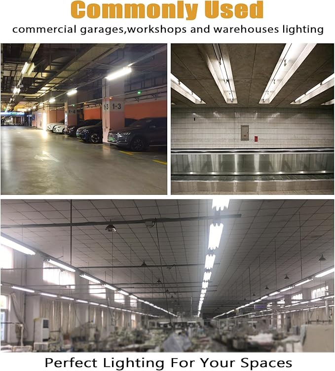 T12 48 Inches 40 Watt Fluorescent Tube, F40T12/CW Light Bulb, F40T12/841, 4 Foot T12 Fluorescent Light Bulb, Cool White 4100K, 3260 Lumens, G13 Bi-Pin Base 9 Pack