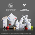 ATTITUDE Fruit & Vegetable Wash, Food-Safe Produce Wash, Removes Dirt & Residue, Vegan & Plant-Based Ingredients, Unscented, 27.1 Fl Oz (Pack of 3)