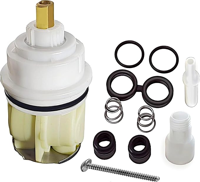 ALITZ RP32104 Shower Cartridge Replacement for Delta Monitor 1700 Series (1998–2005), Upgraded Brass Stem, Fix Leaks & Restore Pressure, Compatible with Delta Tub/Shower Faucets