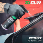 3D SiO2 Ceramic Glass Cleaner, GLW Series | Water & Rain Repellent | All-Weather Protective Ceramic Glass Cleaner | Safe for Tinted, Non-Tinted Windows & Mirrors | DIY Car Detailing | 16 oz