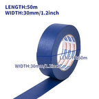 ADHES Blue Painters Tape Masking Tape for Painting,Paint Tape No Residue Outdoor Anti UV Multi Surface Use, 30mm x 50m (1.2Inch x 55yard),6Rolls