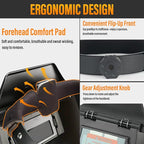 Welding Helmet Auto Darkening,Upgraded Foldable Anti-Blue Light Welding Helmet，True-Color Welding Shield for Beginners，Safety Welding Mask for Stick MIG TIG and Grind