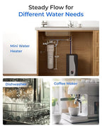 Waterdrop 10UE-SC Under Sink Water Filter for Instant Hot and Cold Water Dispenser System, Anti-Scaling, Reduces PFAS, PFOA/PFOS, Lead, Chlorine, Bad Taste & Odor, 11000 Gallons