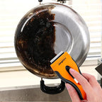 Razor Blade Scraper with 16 Extra SK5 Blades - Paint Sticker Glue Remover for Glass Windows Tiles Metal - Ergonomic Handle, Multi-Surface Tool