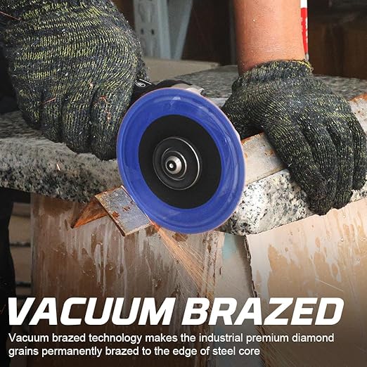 YIJING 5" Diamond Metal Cutting Wheel for Rebar Sheet Metal Angle Iron Stainless Steel