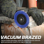 YIJING 5" Diamond Metal Cutting Wheel for Rebar Sheet Metal Angle Iron Stainless Steel