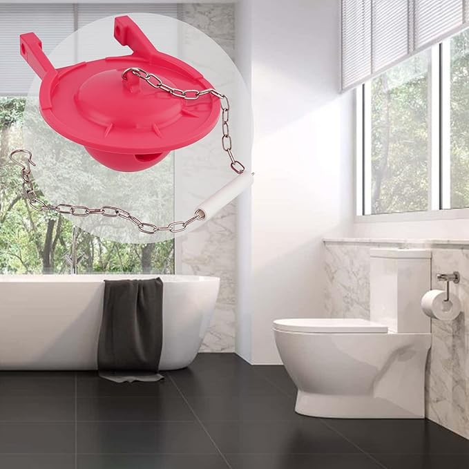 Hibbent 2 Pack Large 3-Inch Toilet Flapper Replacement Compatible with TOTO flapper Model G-Max, THU138S, THU175S and THU331S- Oversized Sealing and Easy to Install