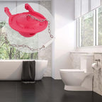 Hibbent 2 Pack Large 3-Inch Toilet Flapper Replacement Compatible with TOTO flapper Model G-Max, THU138S, THU175S and THU331S- Oversized Sealing and Easy to Install