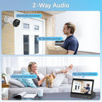 【All-in-One Security System】 4K 2160P Outdoor Wired Security Camera System, Home Video Surveillance & Security Cameras Systems